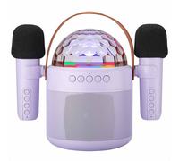 imoshion imoshion Sing et Shine Karaoke Set Enceinte et 2 micros Lavender Lilac Lilas