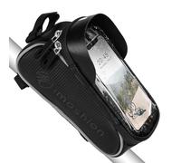 , Support de téléphone universel pour Cadre de vélo + pochette de rangement, Noir