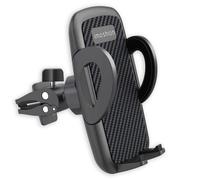 Support telephone voiture Réglable Universel Carbone Grille de ventilation Noir