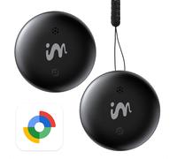 imoshion imoshion Wireless Tag Bluetooth Tracker pour Android Pack de 2 Noir Noir