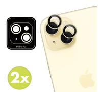 imoshion imoshion Lot de 2 protections d'objectif de caméra iPhone 15 / 15 Plus Yellow Jaune