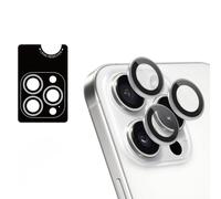 imoshion Lot de 2 protections d'objectif de caméra pour Apple iPhone 16 Pro / 16 Pro Max - Blanc / Titanium