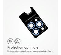 imoshion Lot de 2 protections d'objectif de caméra pour Apple iPhone 18 Pro / 18 Pro Max - Light Blue