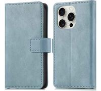 imoshion Luxe Bookcase pour l'Apple iPhone 16 Pro - Air Blue
