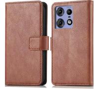 imoshion Luxe Bookcase pour le Motorola Edge 50 Pro - Marron