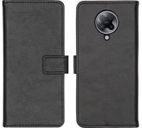 iMoshion Housse de téléphone portable pour Xiaomi Poco F2 Pro - Housse à rabat Bookcase flip - Noir