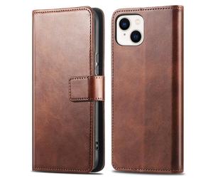 imoshion Luxe Bookcase voor de Apple iPhone 14 / 13 - Donkerbruin