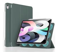 imoshion Magnetic etui de téléphone portefeuille pour Apple iPad 11 (2025) 11 pouces A16 / iPad 10 (2022) 10.9 pouces - Vert foncé