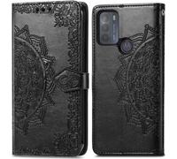 imoshion Mandala Housse à rabat pour Motorola Moto G50 - Noir