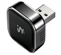imoshion Mini Adapteur voiture 2-en-1 - CarPlay et Android Auto sans fil - Noir
