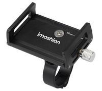 imoshion Mini support de téléphone en aluminium pour vélo - Léger - Universel - Noir