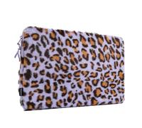 imoshion imoshion Pochette ordinateur Fluffy 15-16 pouces Leopard Lilac Multicolore