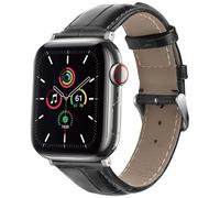 imoshion Bracelet cuir crocodile pour Apple Watch | 38/40/41/42 mm - Noir