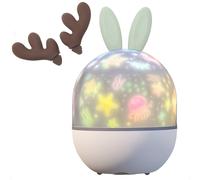 imoshion imoshion Projecteur Veilleuse Dreamlight avec Haut-parleur 10 Rouleaux de Projection Blanc Blanc