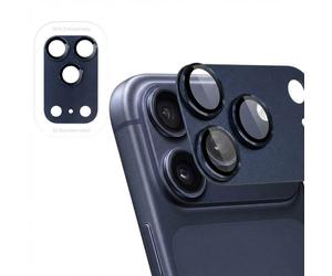 imoshion Protection Caméra en verre trempé 2 Pack pour Apple Apple iPhone 17 Pro Max - Deep Blue