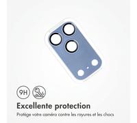 imoshion Protection Caméra en verre trempé 2 Pack pour l'Apple iPhone 18 Pro Max - Light Blue