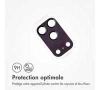 imoshion Protection Caméra en verre trempé 2 Pack pour l'Apple iPhone 18 Pro - Plum