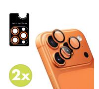 imoshion Protection d'objectif d'appareil photo (pack de 2) pour Apple iPhone 17 Pro / 17 Pro Max - Orange