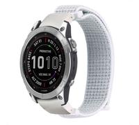 imoshion QuickFit® Bracelet en nylon pour la Garmin Watch | Connecteur 22 mm - Blanc