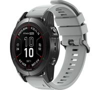 imoshion imoshion Bracelet QuickFit® en silicone Connexion Garmin Watch 26 mm Gris Gris