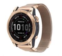 imoshion QuickFit® Bracelet magnétique milanais pour Garmin Watch | connexion 22 mm - Rose Dorée