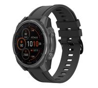 imoshion imoshion QuickFit® Line Bracelet en silicone Garmin Watch | Fixation 20 mm Noir Noir