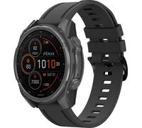 imoshion QuickFit® Line Bracelet en silicone pour la Garmin Watch | Connecteur 20 mm - Noir