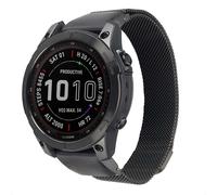 imoshion imoshion QuickFit® Bracelet magnétique milanais Garmin Watch | connexion 22 mm Noir Noir