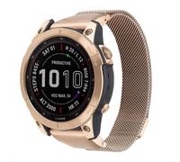 imoshion QuickFit® Milanese strap for the Garmin Watch | 22 mm connector - Rose Gold