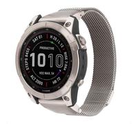 imoshion QuickFit® Milanese strap for the Garmin Watch | 22 mm connector - Starlight
