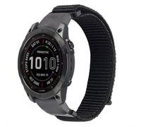 imoshion QuickFit® Nylon strap for the Garmin Watch | 22 mm connector - Black