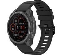 imoshion QuickFit® Stripe Bracelet en silicone pour la Garmin Watch | Connecteur 22 mm - Noir