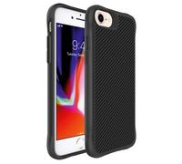 imoshion Rugged Hybrid Carbon Case pour Apple iPhone SE (2022 / 2020) / 8 / 7 - Noir