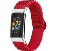 imoshion Sangle élastique en nylon pour le Fitbit Charge 5 - Rouge