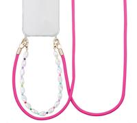 imoshion Set de cordons téléphoniques colorés avec perles - Rose
