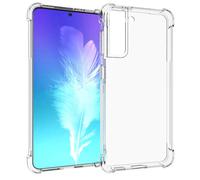iMoshion Housse de téléphone portable pour Samsung Galaxy S21 - Silicone Anti-Choc - Transparent