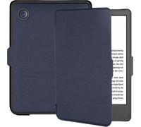 Coque pour Tolino Shine 4,Kobo Clara 2E Slim Hard Case Sleepcover Bookcase zonder stand Bleu foncé
