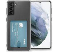 imoshion Softcase Backcover avec porte-cartes pour le Samsung Galaxy S21 Plus - Transparent