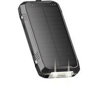 imoshion Solar Powerbank - Batterie externe sans fil avec panneau solaire - Charge rapide et fourniture d'énergie - 30 000 mAh - Noir