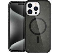 imoshion Sparkle Backcover avec MagSafe pour iPhone 15 Pro Max - Noir pailleté