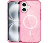 imoshion Sparkle Backcover avec MagSafe pour iPhone 16 - Rose pailleté