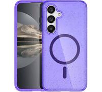 imoshion Sparkle Backcover avec MagSafe pour le Samsung Galaxy S24 - Violet pailleté