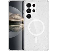 imoshion Sparkle Backcover avec MagSafe pour Samsung Galaxy S24 Ultra - Glitter Transparent