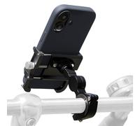 imoshion Support de téléphone Aluminium pour vélo - Rotatif à 360° - Léger - Universel - Noir