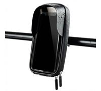 imoshion Support de téléphone pour vélo avec visière pare-soleil - Résistant aux éclaboussures - Universel - Noir