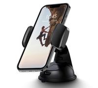 imoshion Support de téléphone pour voiture - Réglable - Tableau de bord et pare-brise - Noir