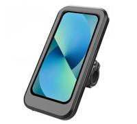 imoshion Support de téléphone premium pour vélo avec powerbank 5 000 mAh - Résistant aux éclaboussures - Universel - Noir