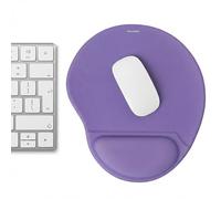 imoshion Tapis de souris ergonomique - Tapis de souris avec repose-poignet - 30 x 25 cm - Lilas