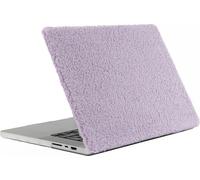 imoshion Teddy Hard Cover pour le Apple MacBook Pro 14 pouces (2021 / 2023 M3 chip / 2024 M4 chip) - A2442 / A2779 / A2918 / A3112 / A3185 / A3401 - Lavender Lilac