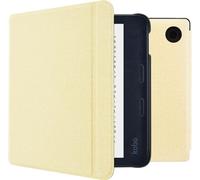 imoshion Étui de liseuse portefeuille Canvas Sleepcover avec support pour Kobo Libra 2 / Tolino Vision 6 - Glitter Dorée